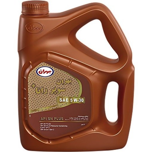 روغن موتور بهران مدل سوپر رانا پلاس 5W30 API SN plus چهار لیتری