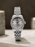 ساعت رولکس زنانه نگین دار + فیلم محصول- اقساط
