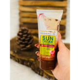 کرم ضد آفتاب بدون رنگ spf 70 مناسب برای انواع پوست ها حجم ۱۳۰ میل- قسطی