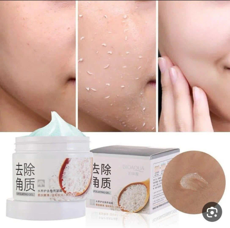 ژل اسکراب برنج بیوآکوا BIOAQUA - قسطی