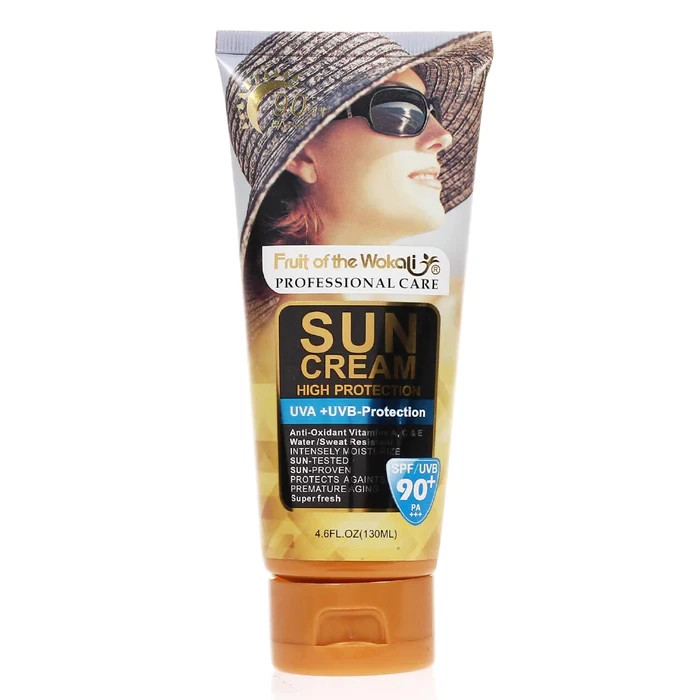 کرم ضد آفتاب بدون رنگ spf 90 مناسب برای انواع پوست ها حجم ۱۳۰ میل- قسطی
