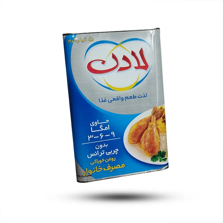 روغن جامد ۵ کیلویی لادن ـ قسطی